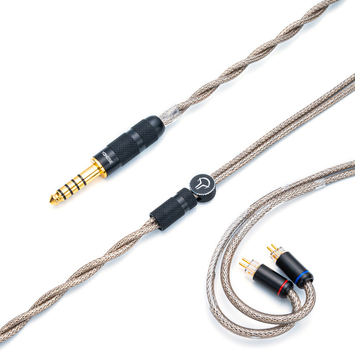 Yongse GreyBunny Single Crystal Copper + Silver-plated Single Crystal Copper Center & Graphene Insulation Earphone Cable