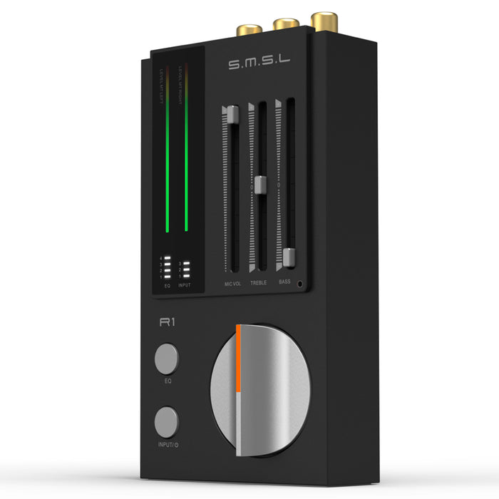 SMSL R1 Gaming Decoder Headphone Amplifier PS5 Optical/USB Coaxial Inputs RCA Outputs
