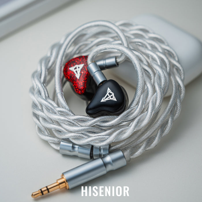 Hisenior Mega5Est Bass+ 1DD+2BA+2EST Tribrid Drivers IEM