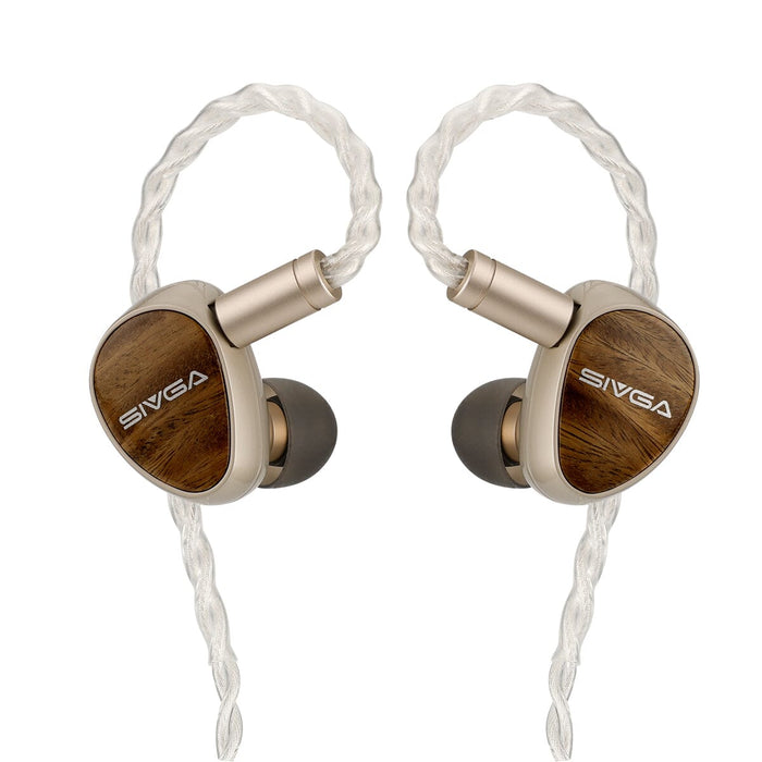 SIVGA Que UTG 10mm Flat Glass Diaphragm Earphone In-ear Wired Earphones