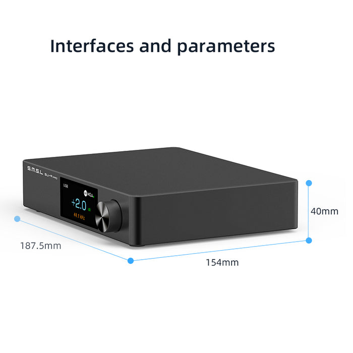 SMSL SU-9 PRO ES9039MPRO Decoder MQA&MQA-CD
