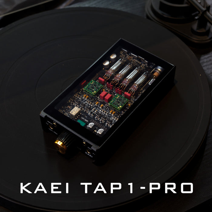 KAEI DESIGN TAP1-PRO Portable Desktop Hybrid Tube Amp | Dual ES9039Q2M DAC & Quad 627AP Op-Amps