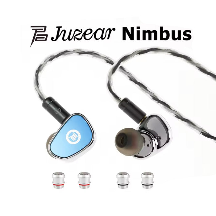 JUZEAR Nimbus HiFi IEM Dynamic In-ear Earphone 3 Tuning Nozzles 3.5+4.4mm/ 3.5mm+Type-C Mic Gaming Headphone Music Earbuds