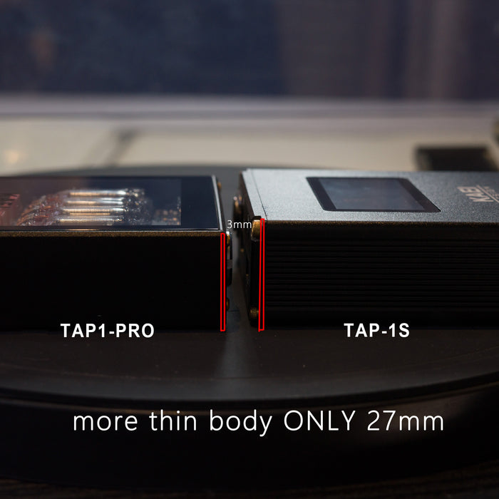 KAEI DESIGN TAP1-PRO Portable Desktop Hybrid Tube Amp | Dual ES9039Q2M DAC & Quad 627AP Op-Amps