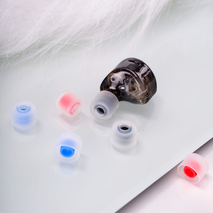 Kinera Oracle Dual-Step Balanced Silicone Eartips | Zero-Pressure Fit & Dual-Ring Seal for IEMs