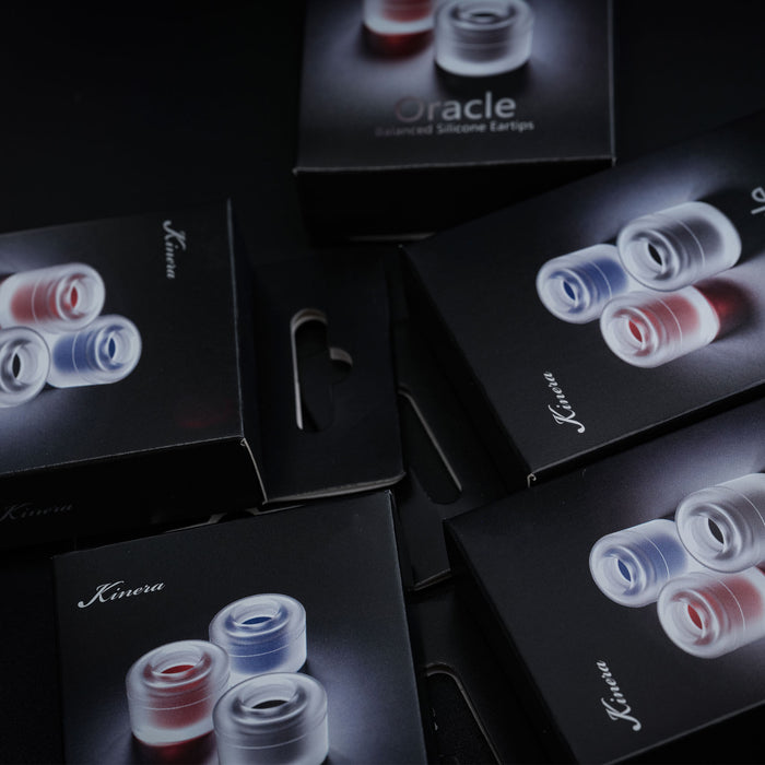 Kinera Oracle Dual-Step Balanced Silicone Eartips | Zero-Pressure Fit & Dual-Ring Seal for IEMs