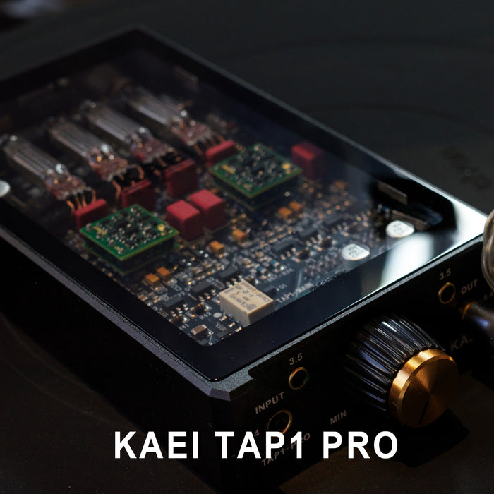 KAEI DESIGN TAP1-PRO Portable Desktop Hybrid Tube Amp | Dual ES9039Q2M DAC & Quad 627AP Op-Amps