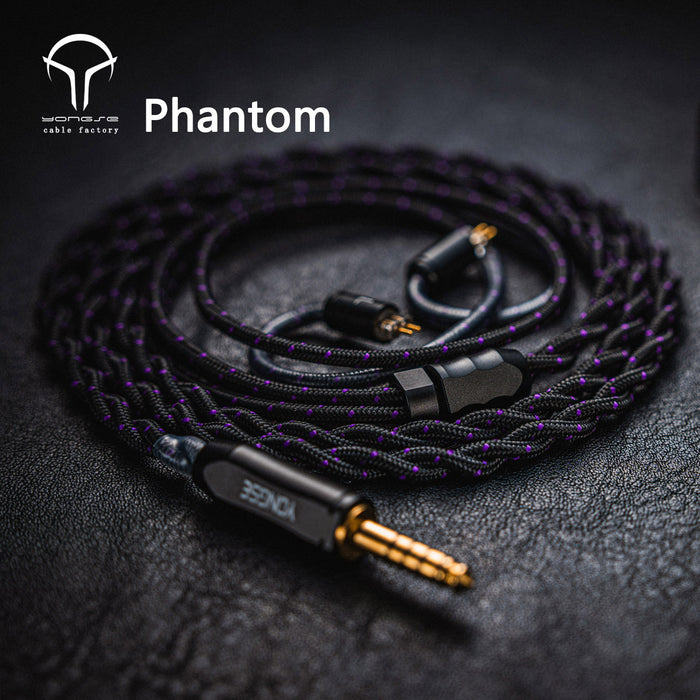 Yongse Phantom 26AWG Type-4 Litz 6N-Grade Audiophile Upgrade Cable with Oil-immersed Graphene Layer Earphone Cable