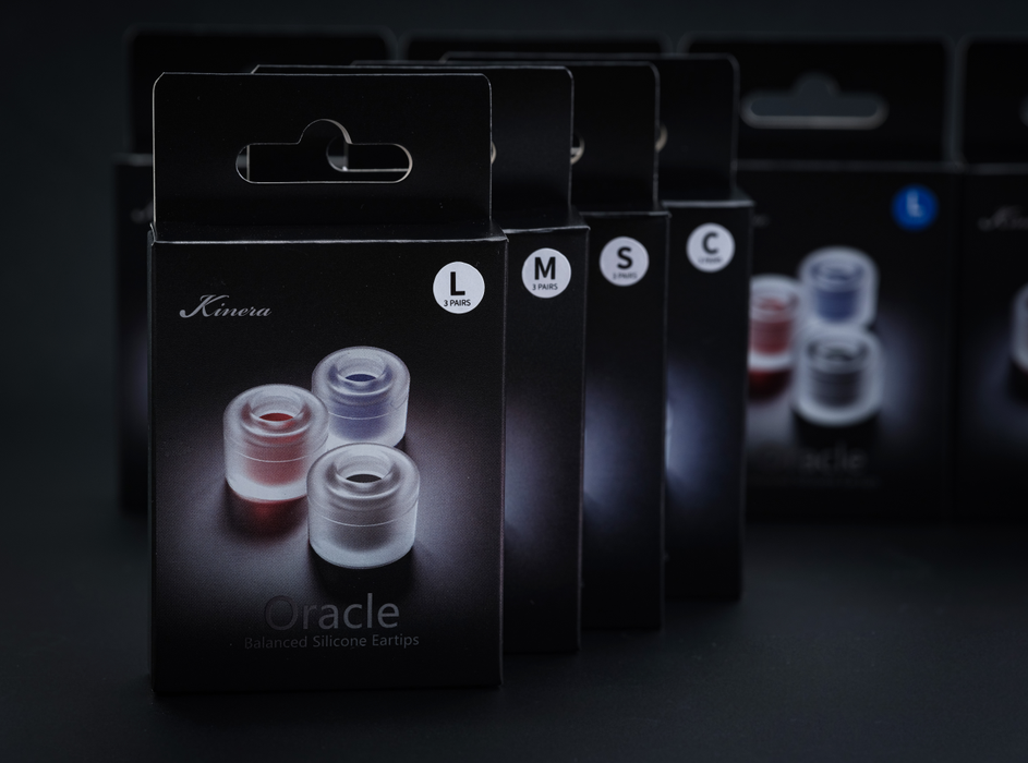 Kinera Oracle Dual-Step Balanced Silicone Eartips | Zero-Pressure Fit & Dual-Ring Seal for IEMs