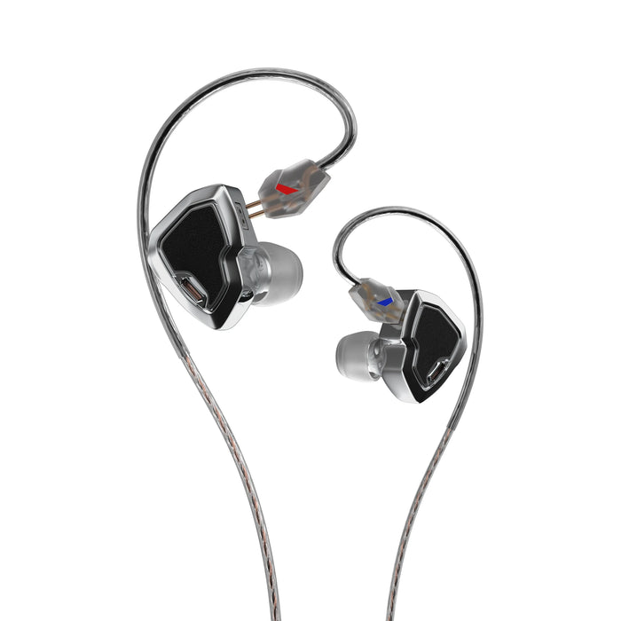 HIDIZS MS2 PRO 1BA + 1DD Hybrid HiFi In-ear Monitors Earphone Hi-Res Audio IEM 0.78mm Wired Music Earbuds