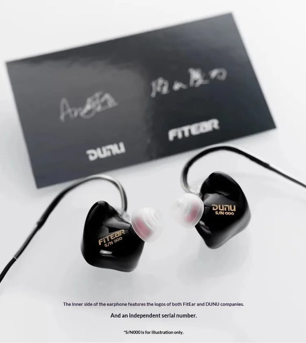 DUNU x FitEar Co-Branded Headphones - Kaoru In-Ear Wired Headphones, Hi-Fi High Sound Quality