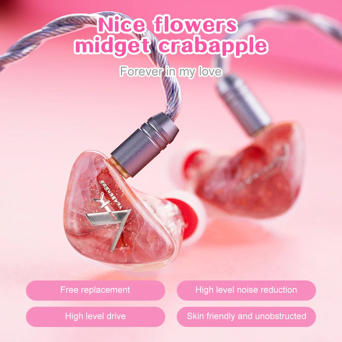 Kinera Everlasting Bloom Versekeys In Ear Earphone 1DD+3BA IEMs