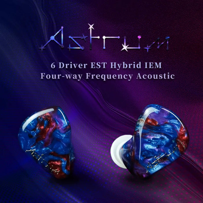 BGVP Astrum 6 Driver EST Hybrid IEM 2EST+2BA+2DD In-ear 4.4mm 0.78 Earphone