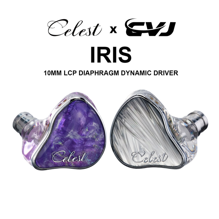 Kinera Celest x CVJ IRIS 10mm LCP Diaphragm Dynamic Driver Hifi In-Ear Earphones IEMs