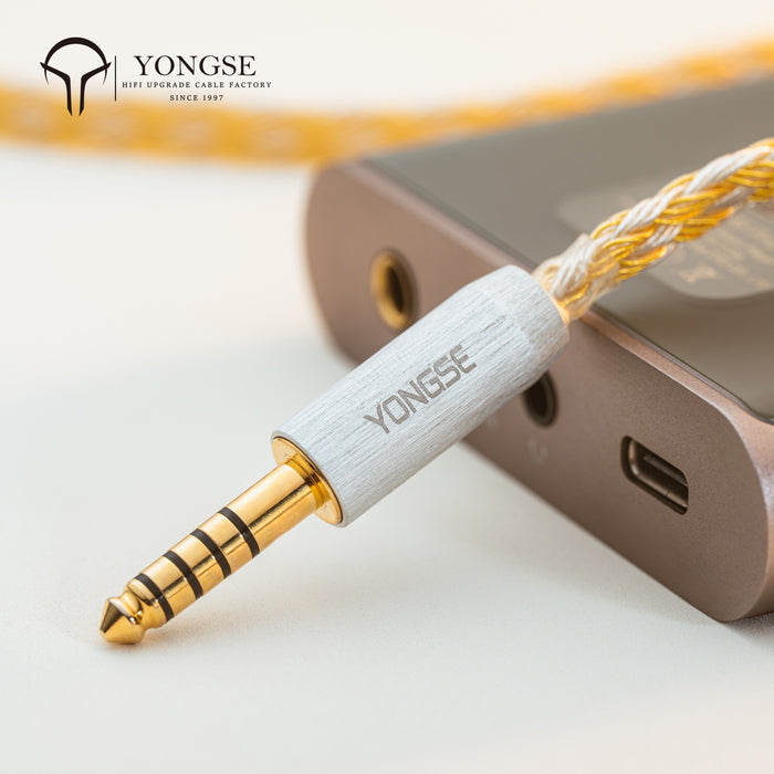 YONGSE Calendula-S 24-core Silver-plated Monocrystalline Copper Earphone Upgrade Cable
