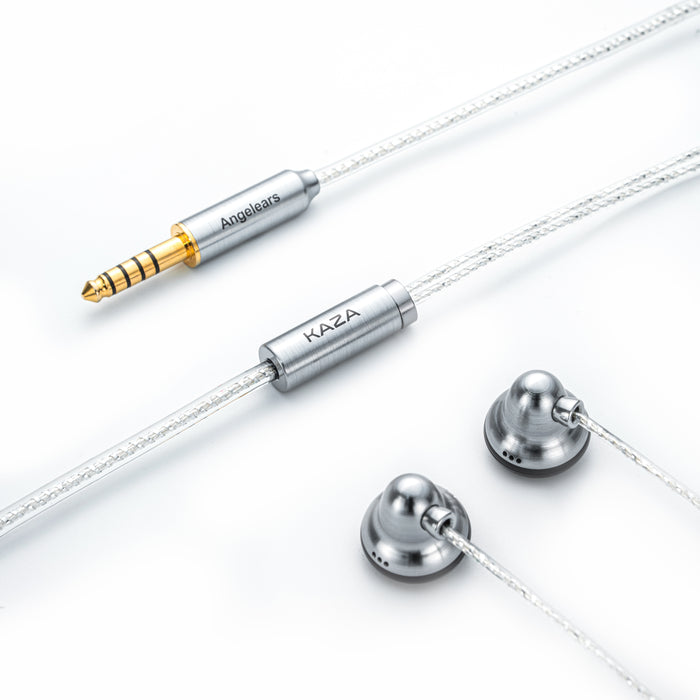 Angelears KAZA IEM Wired 15mm Dynamic Driver Flat In-ear Earphones