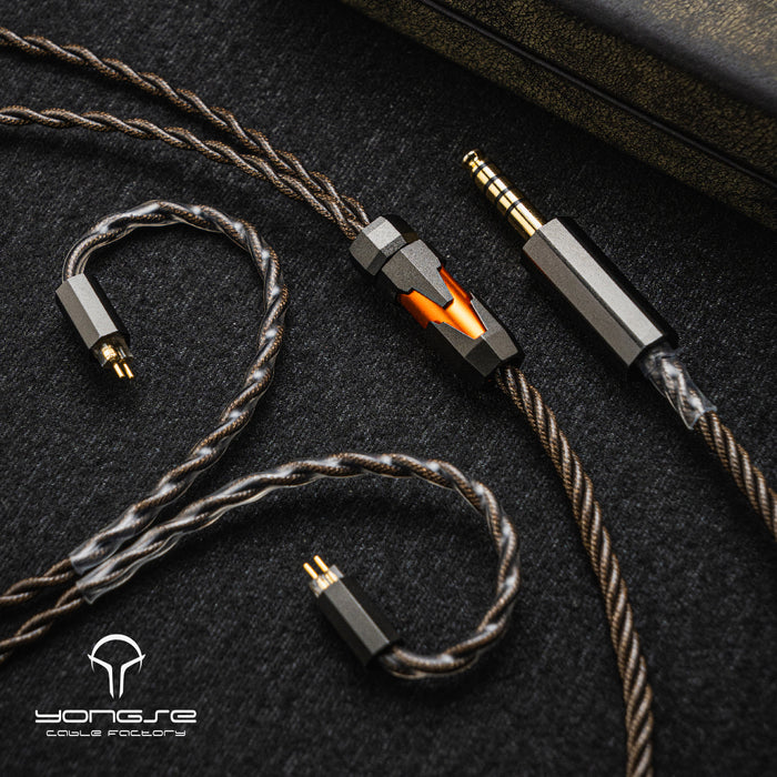 Yongse Mars Earphones Upgrade Cable Silver Foil Winding Silver-plated Copper Alloy Earphones Upgrade Cable