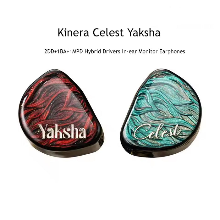 Kinera Celest Yaksha 2DD+1BA+1MPD Hybrid Drivers In-ear Monitor Earphones