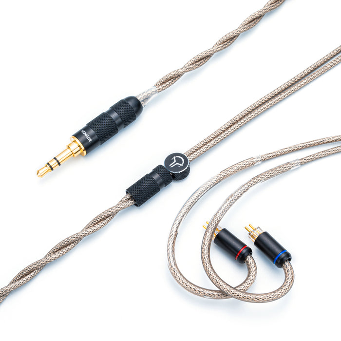 Yongse GreyBunny Single Crystal Copper + Silver-plated Single Crystal Copper Center ＆ Graphene Insulation Earphone Cable