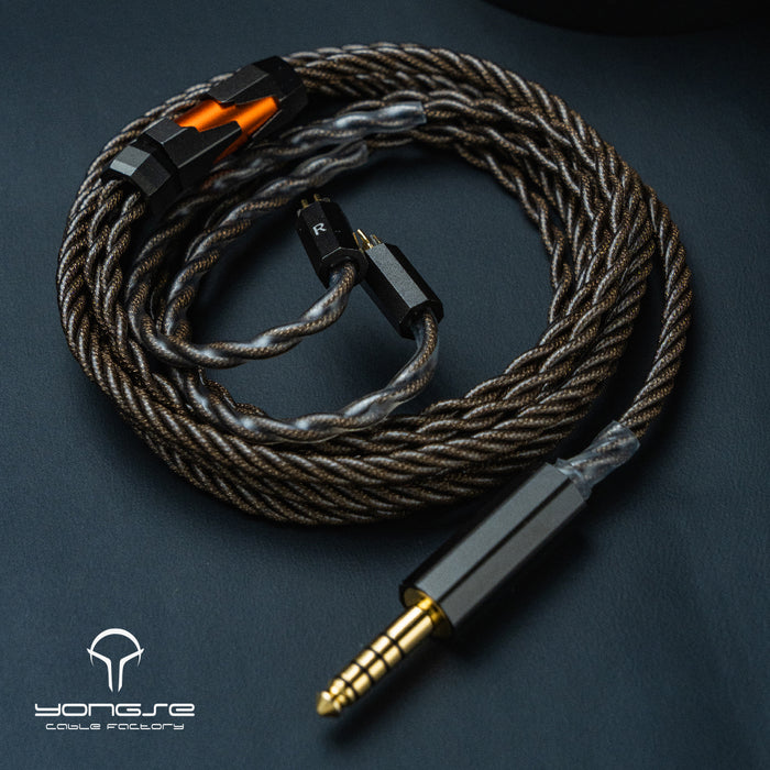 Yongse Mars Earphones Upgrade Cable Silver Foil Winding Silver-plated Copper Alloy Earphones Upgrade Cable