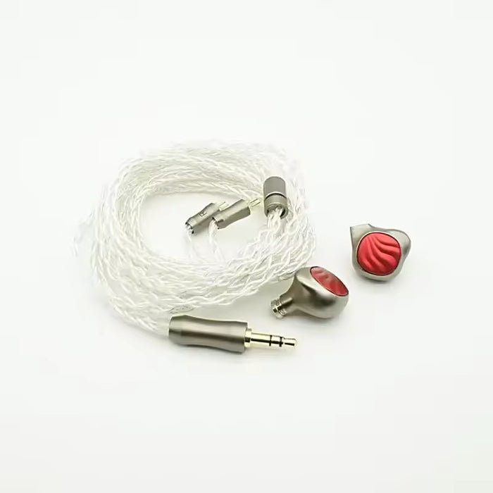 Sound Rhyme SP01 10mm Dual Magnetic Dynamic Driver Iem Carbon Nanotube + Dlc Composite 2Pin 0.78mm Hifi In-Ear Earphones