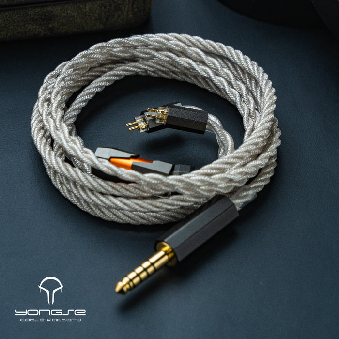 Yongse Mars Earphones Upgrade Cable Silver Foil Winding Silver-plated Copper Alloy Earphones Upgrade Cable