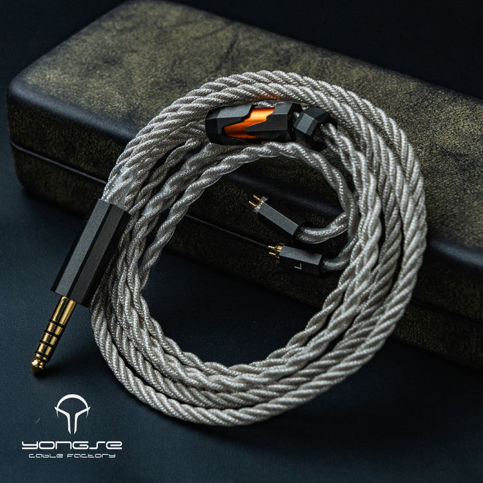 Yongse Mars Earphones Upgrade Cable Silver Foil Winding Silver-plated Copper Alloy Earphones Upgrade Cable