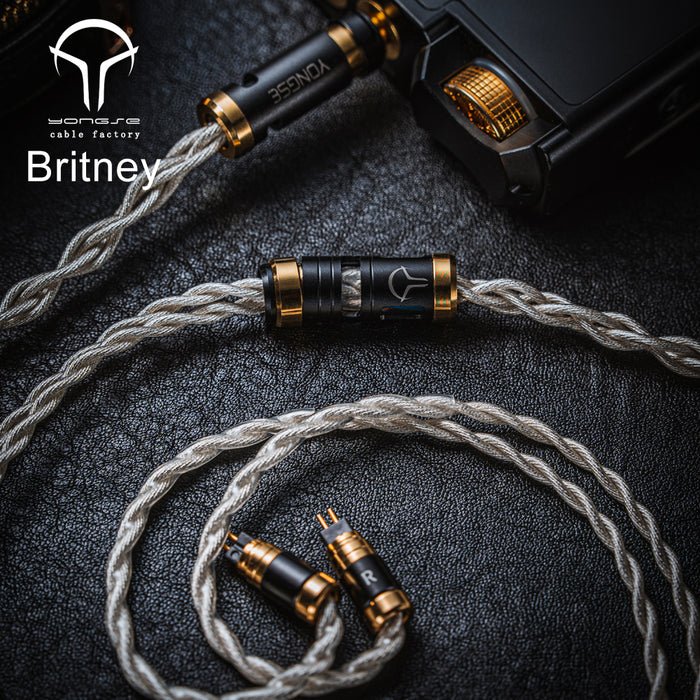 Yongse Britney 20Awg Sterling Silver Upgrade Earphone Cable