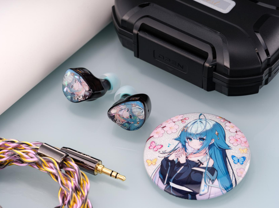 HPOI x Celest Yaksha BC Hybrid IEMs – 2DD + 1BA + 1 Planar + Bone Conduction | Anime Custom Faceplates