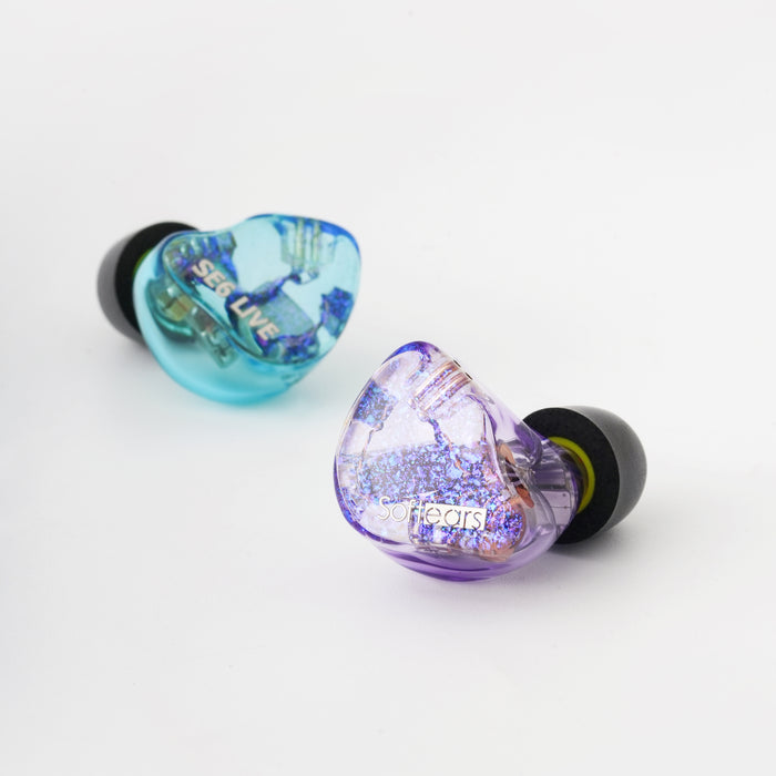 Softears SE6 LIVE 6BA In-Ear Monitors | Premium Hybrid Driver Wired Earphones with Switchable 3.5mm/4.4mm Cable