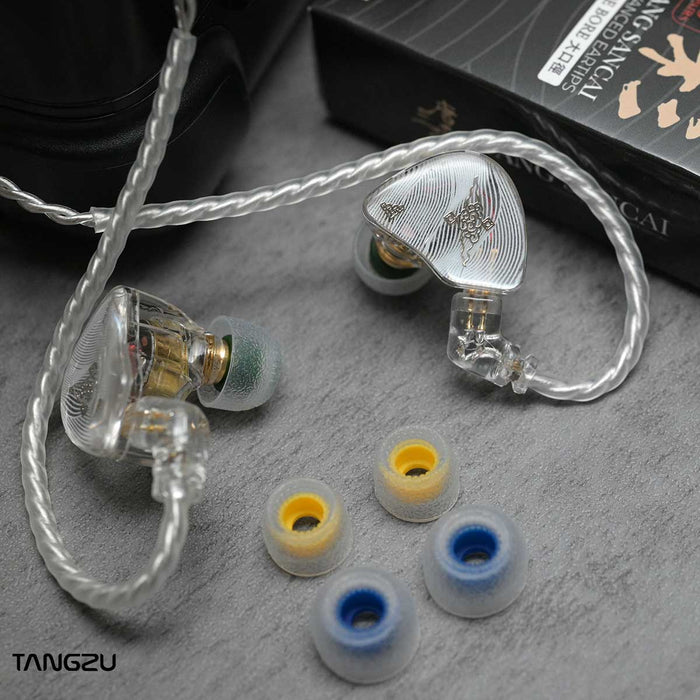 TANGZU Tang Sancai Wide Bore Version Silicone Eartips For Nozzle 4mm-6.5mm IEMS