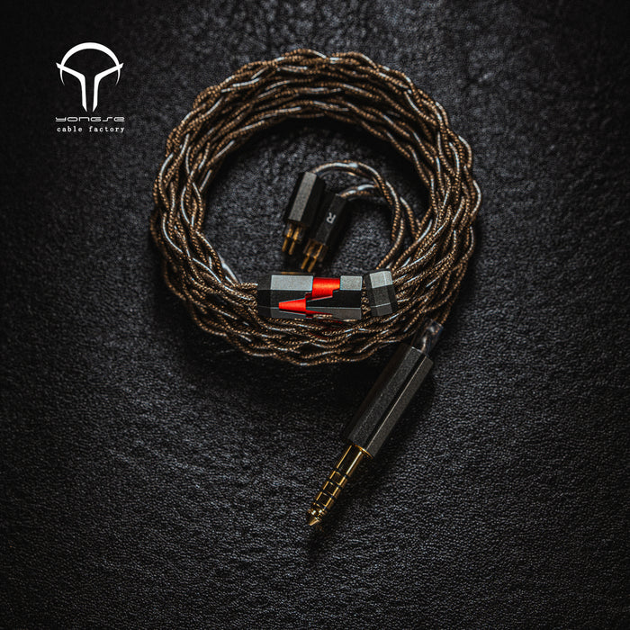 Angelears x Yongse Mars-X Furukawa Copper-Silver Mixed Earphones Upgrade Cable