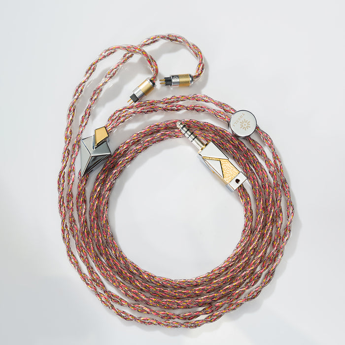 TREELI MOON PLUTO Earphones Upgrade Cable High Quality Silver-plated Imported Copper Alloy and Gold-Plated 4.4MM Plug