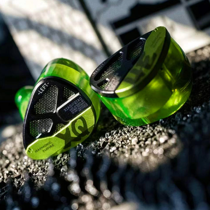 Harmonic Empire XIAOQIAO Rock Edition 1DD Hi-Fi In-Ear Earphones Wired Earbuds with Furukawa OFC Cable for Audiophiles