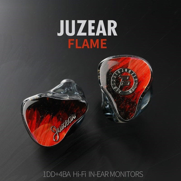 JUZEAR FLAME 1DD+4BA Hybrid In-Ear Earphone Monitor