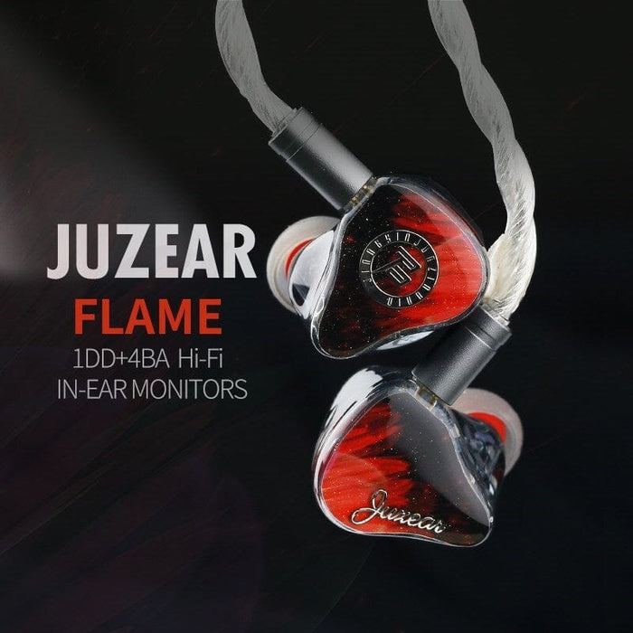 JUZEAR FLAME 1DD+4BA Hybrid In-Ear Earphone Monitor