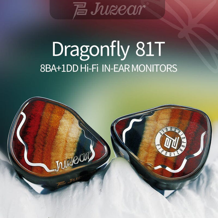 JUZEAR Dragonfly 81T 1DD+8BA Hybrid Drivers IEMs
