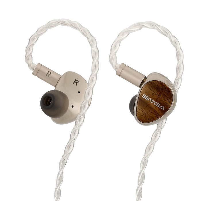 SIVGA Que UTG 10mm Flat Glass Diaphragm Earphone In-ear Wired  Earphones