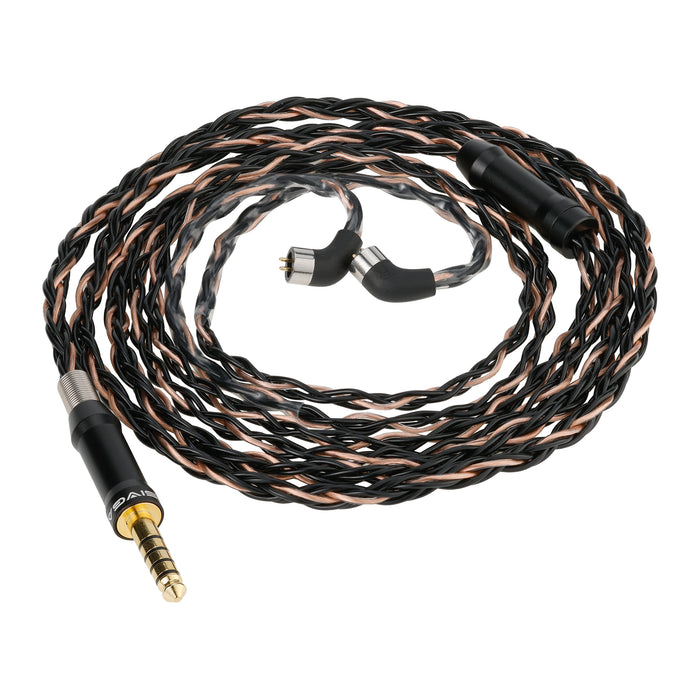 SIVGA Nightingale PRO Earphones Wired Zebra Wood Cover 0.78mm 2pin 4.4 in Ear Flat Speaker HIFI Gaming Earphones Music Accessory