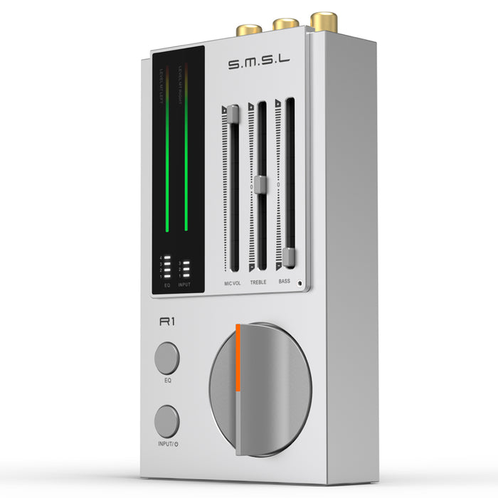 SMSL R1 Gaming Decoder Headphone Amplifier PS5 Optical/USB Coaxial Inputs RCA Outputs