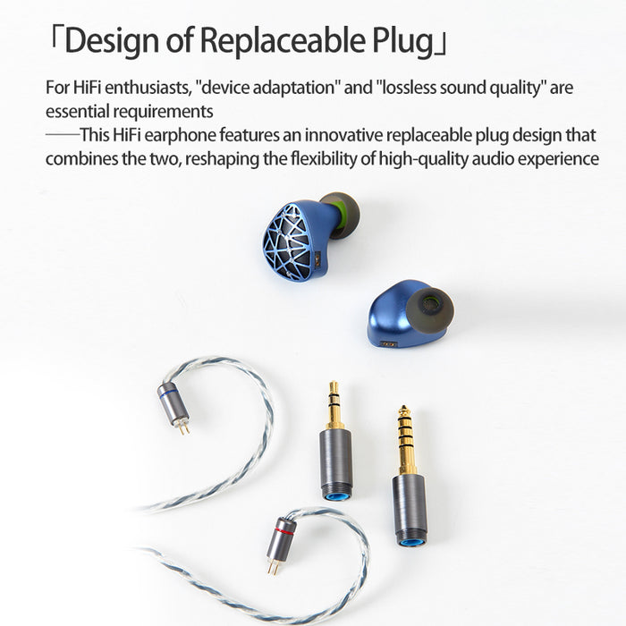 Sound Rhyme SR10 In-ear Earphones 2DD+4BA+4PB Dynamic Driver Planar Magnetic Hybrid HiFi Earphones IEMs Wired Headset Earbuds