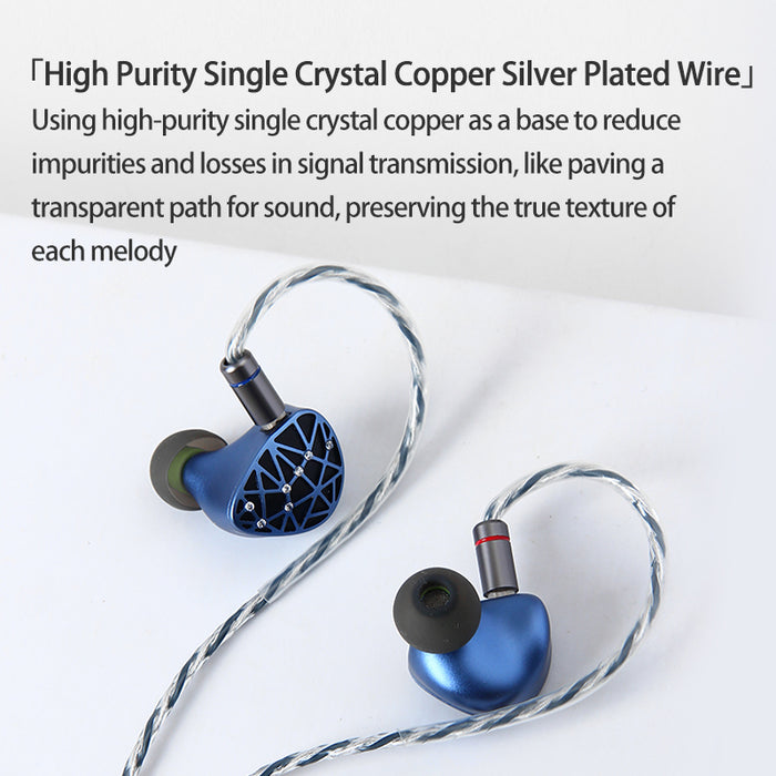 Sound Rhyme SR10 In-ear Earphones 2DD+4BA+4PB Dynamic Driver Planar Magnetic Hybrid HiFi Earphones IEMs Wired Headset Earbuds