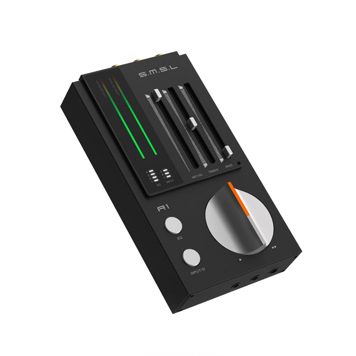 SMSL R1 Gaming Decoder Headphone Amplifier PS5 Optical/USB Coaxial Inputs RCA Outputs