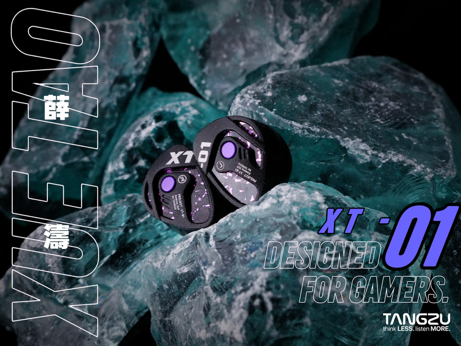 TANGZU Xue Tao 10mm Single Dynamic Driver Glass Diaphragm Unit Gaming In-Ear Monitor Headphones