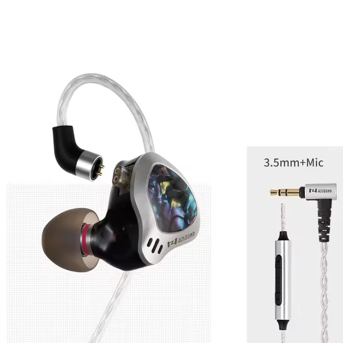 Hzsound Ginkgo 10mm 1DD+1PZT Hifi In-Ear Earphones IEM
