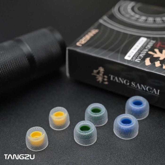 TANGZU Tang Sancai Wide Bore Version Silicone Eartips For Nozzle 4mm-6.5mm IEMS