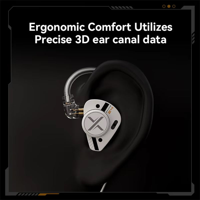 ooopusX Op.24 Earphpne 2DD 4BA Drivers OP24 in-Ear Monitors with Adjustable Tuning Options 0.78 2pin S Cable 3.5mm Without mic