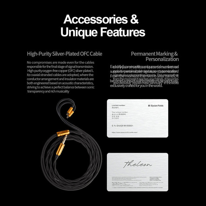 EarAcoustic Audio GENESIS-MiX9 In-ear 9-driver Planar DD BA Earphones