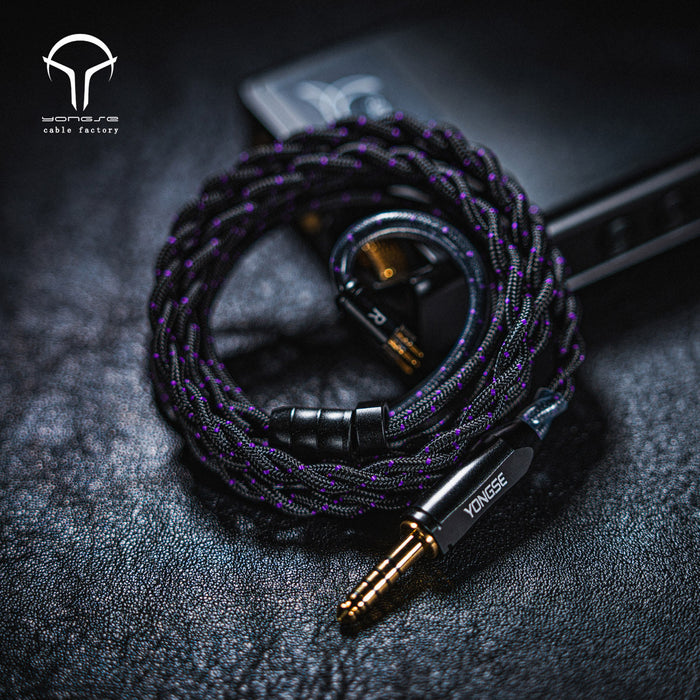 Yongse Phantom 26AWG Type-4 Litz 6N-Grade Audiophile Upgrade Cable with Oil-immersed Graphene Layer Earphone Cable