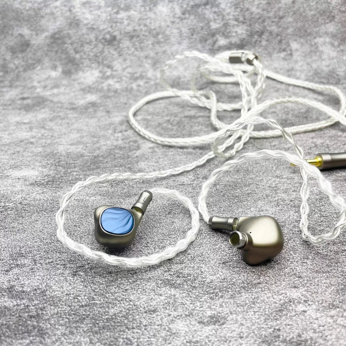 Sound Rhyme SP01 10mm Dual Magnetic Dynamic Driver Iem Carbon Nanotube + Dlc Composite 2Pin 0.78mm Hifi In-Ear Earphones
